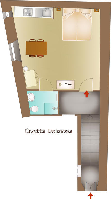 Appartamento Le Residenze Ristori Cortona Camera foto